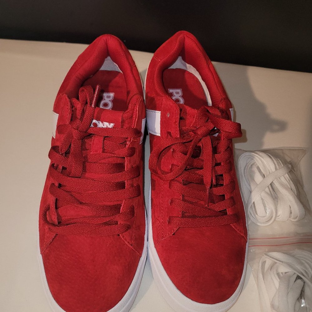 Pony red,white,